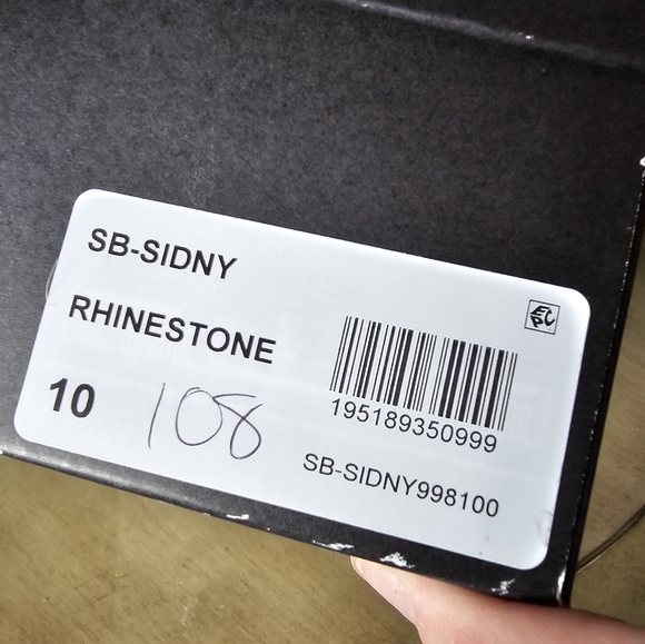 Betsey Johnson Rhinestone Sneakers - Picture 7 of 7